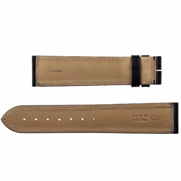 authentic cartier 20/18 110/80 epsom leather luxury watch strap