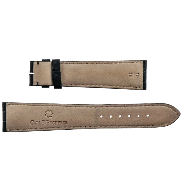 authentic carl f. bucherer 19/16 110/70 luxury watch strap