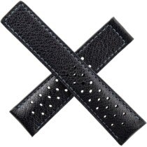 authentic heuer re edition perforated watch strap 20 mm