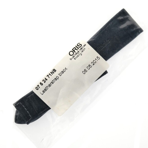 authentic oris watch strap ref. 07 5 24 71 24 mm leather