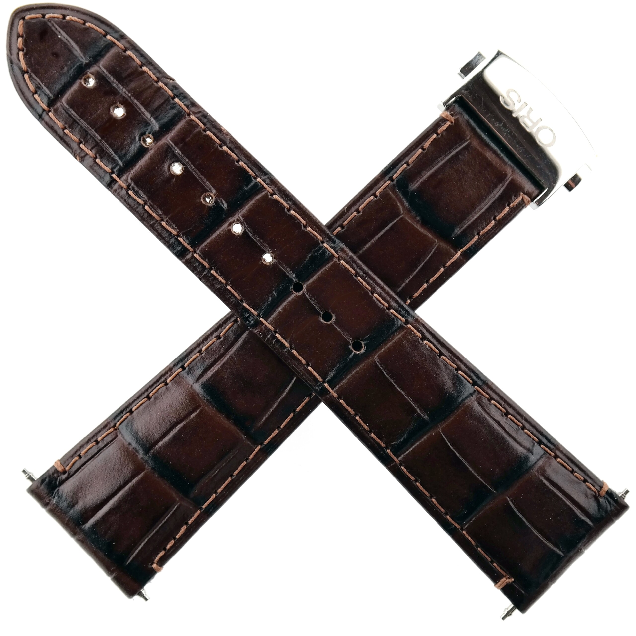 Authentic ORIS - Watch Strap ref. 5 22 70 with  Deployant Clasp ref. 32 18 40