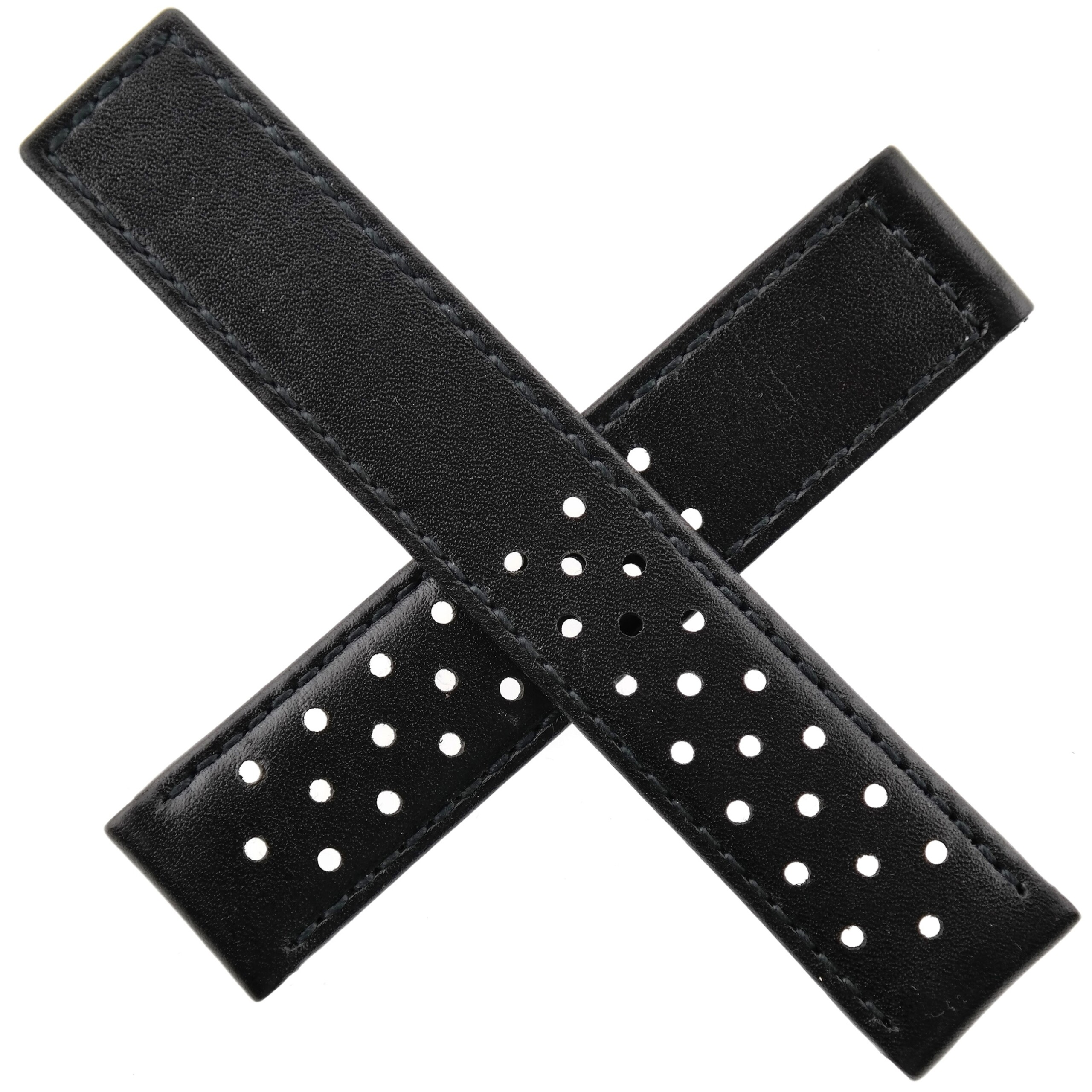 Authentic TAG Heuer Carrera Perforated Watch Strap - 19 mm - FC6182