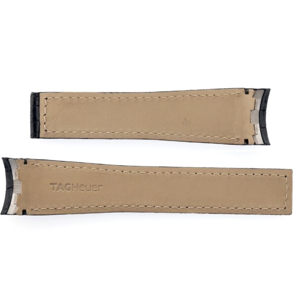authentic tag heuer slr cag2110 leather watch strap fc6209