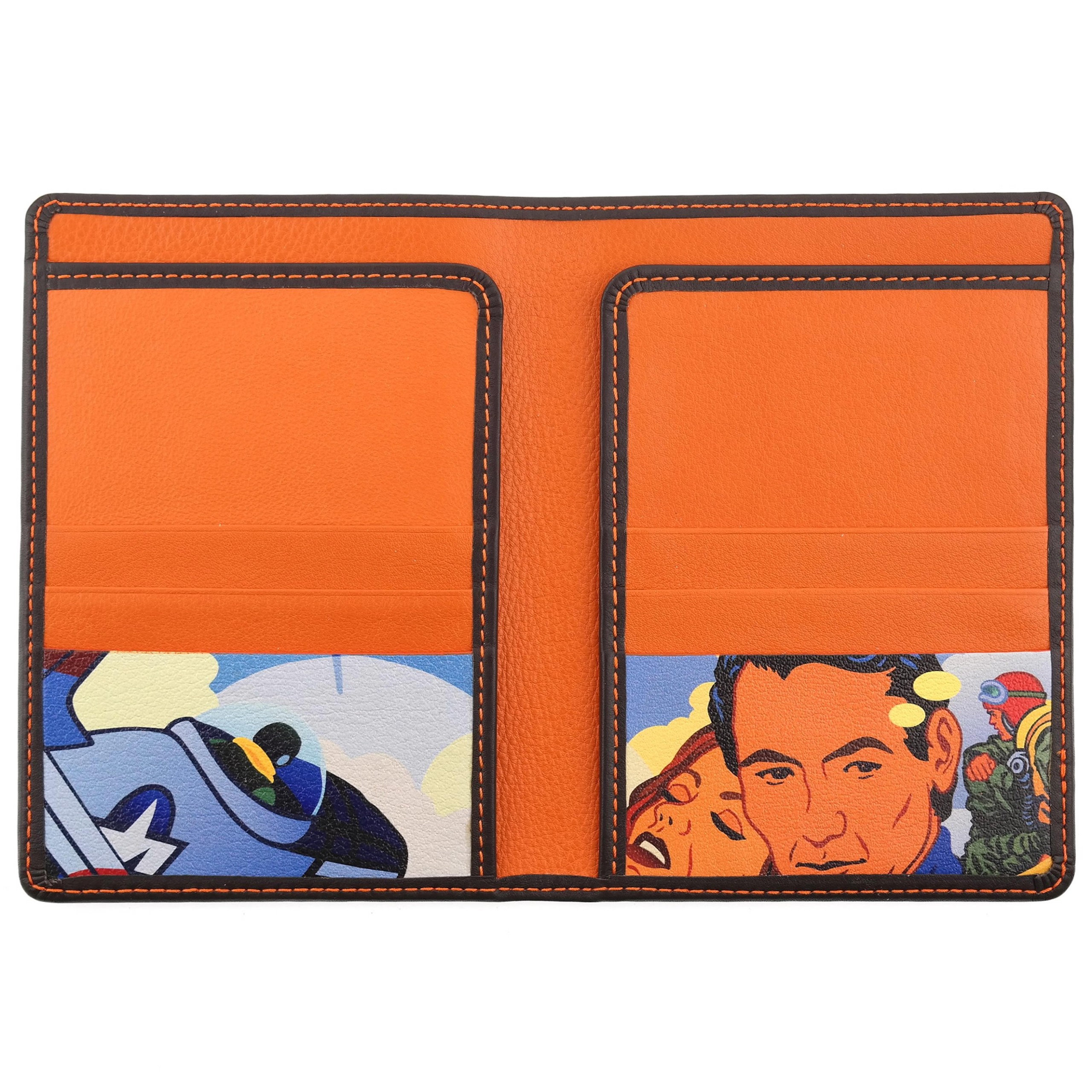 BREITLING SPECIAL EDITION Leather Booklets / Cards Holder with Pop-Artwork