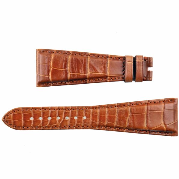 BVLGARI - Luxury Watch Strap - 26 mm - Genuine Leather - Brown