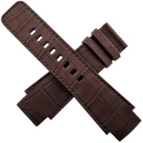 CLERC Geneve - Hydroscaph - Leather Watch Strap - Brown - Genuine Gator