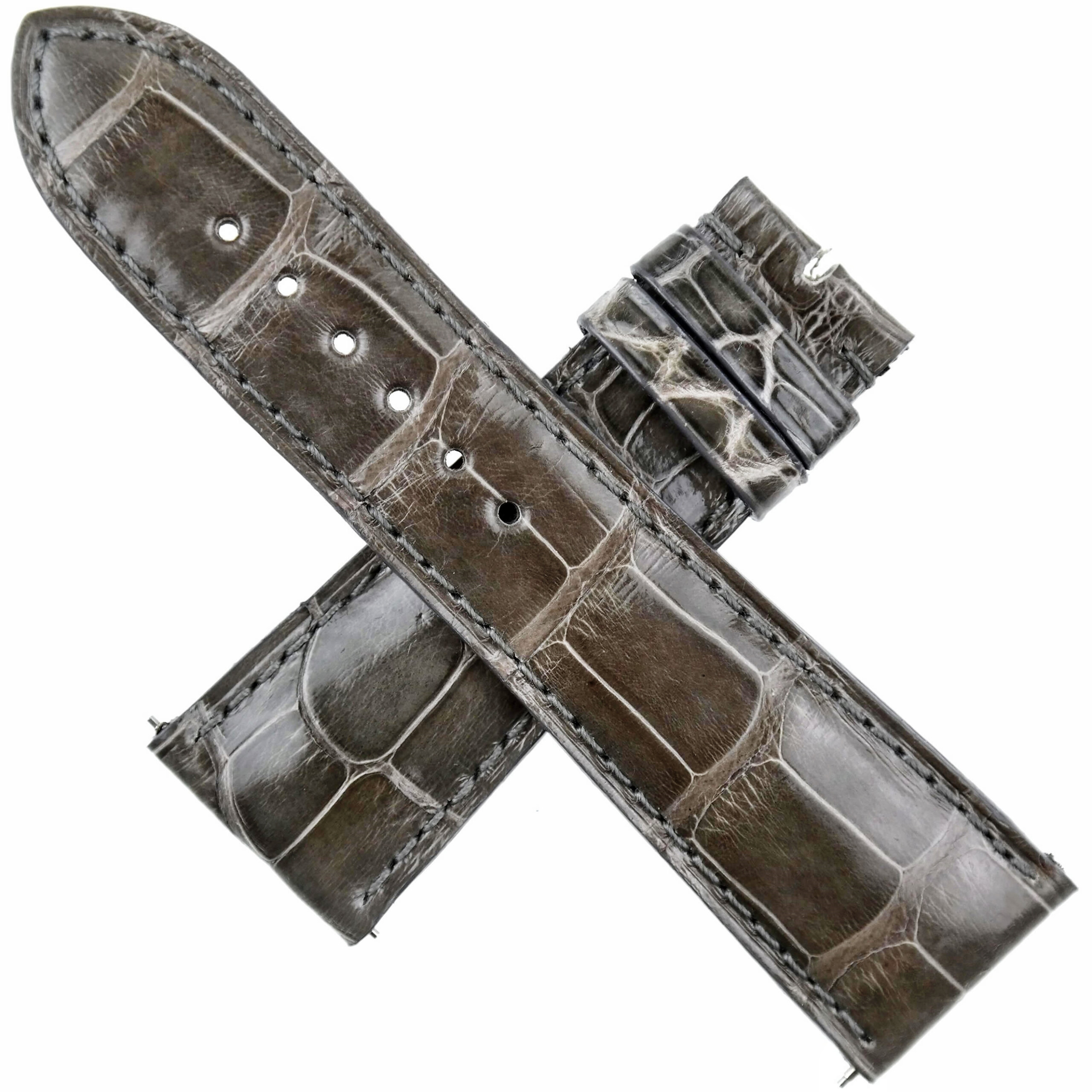 CUERVO Y SOBRINOS - Luxury Watch Strap - 22/18 - 105/65 - Genuine Alligator