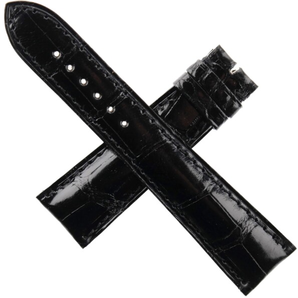 cuervo y sobrinos luxury watch strap 22/18 120/75 lacquered leather