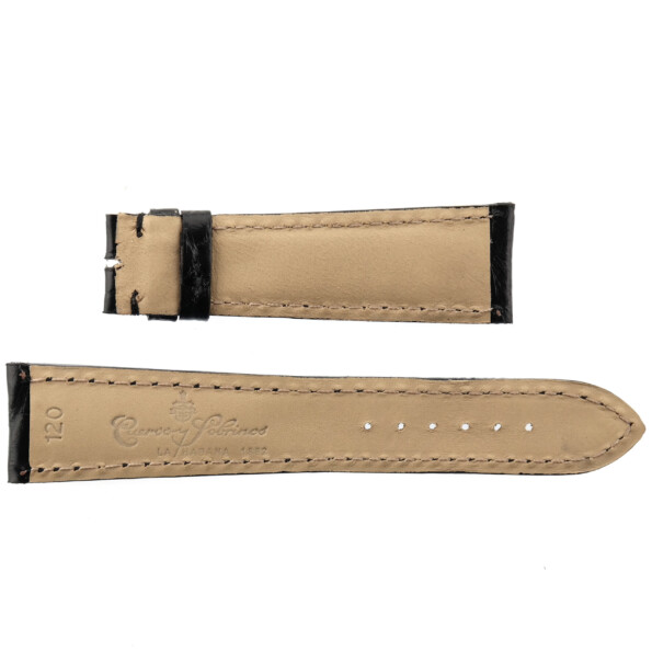 cuervo y sobrinos luxury watch strap 22/18 120/75 lacquered leather