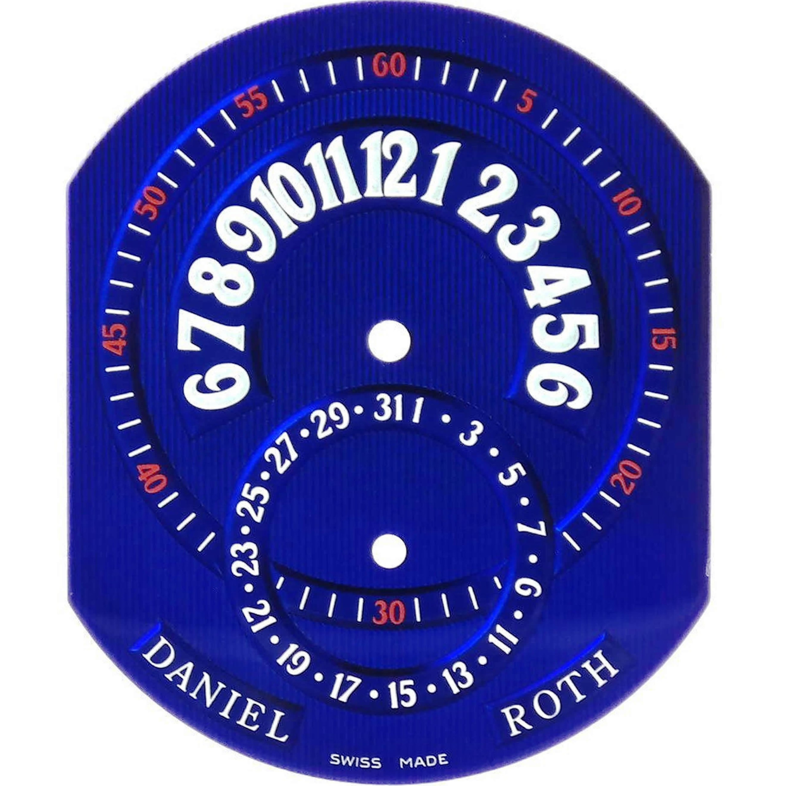 DANIEL ROTH - Premier Retrograde 807.L.40 (Blue) Watch Dial