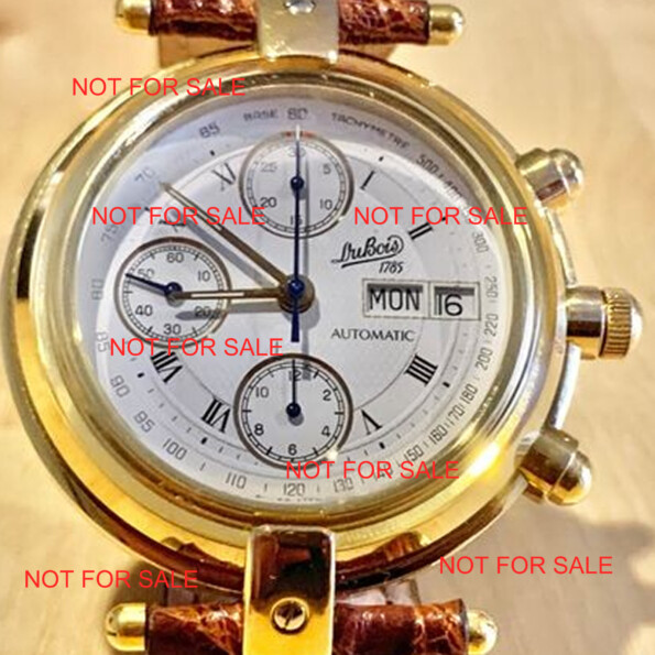dubois automatic chronograph watch dial eta/valjoux 7750 29.5 mm