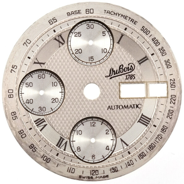 dubois automatic chronograph watch dial eta/valjoux 7750 29.5 mm