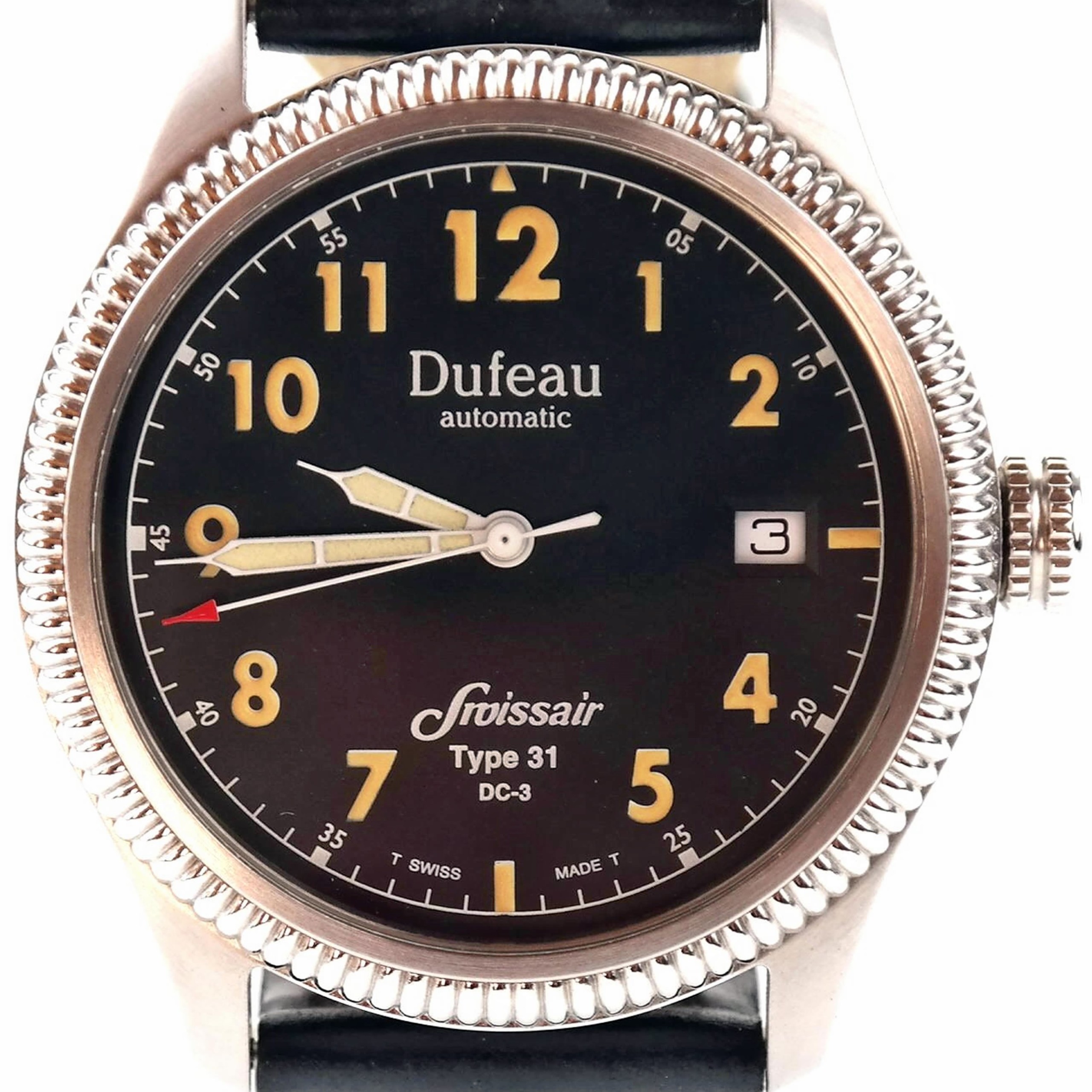 DUFEAU - SwissAir Type 31 - Douglas DC3 - Swiss Made Automatic Watch