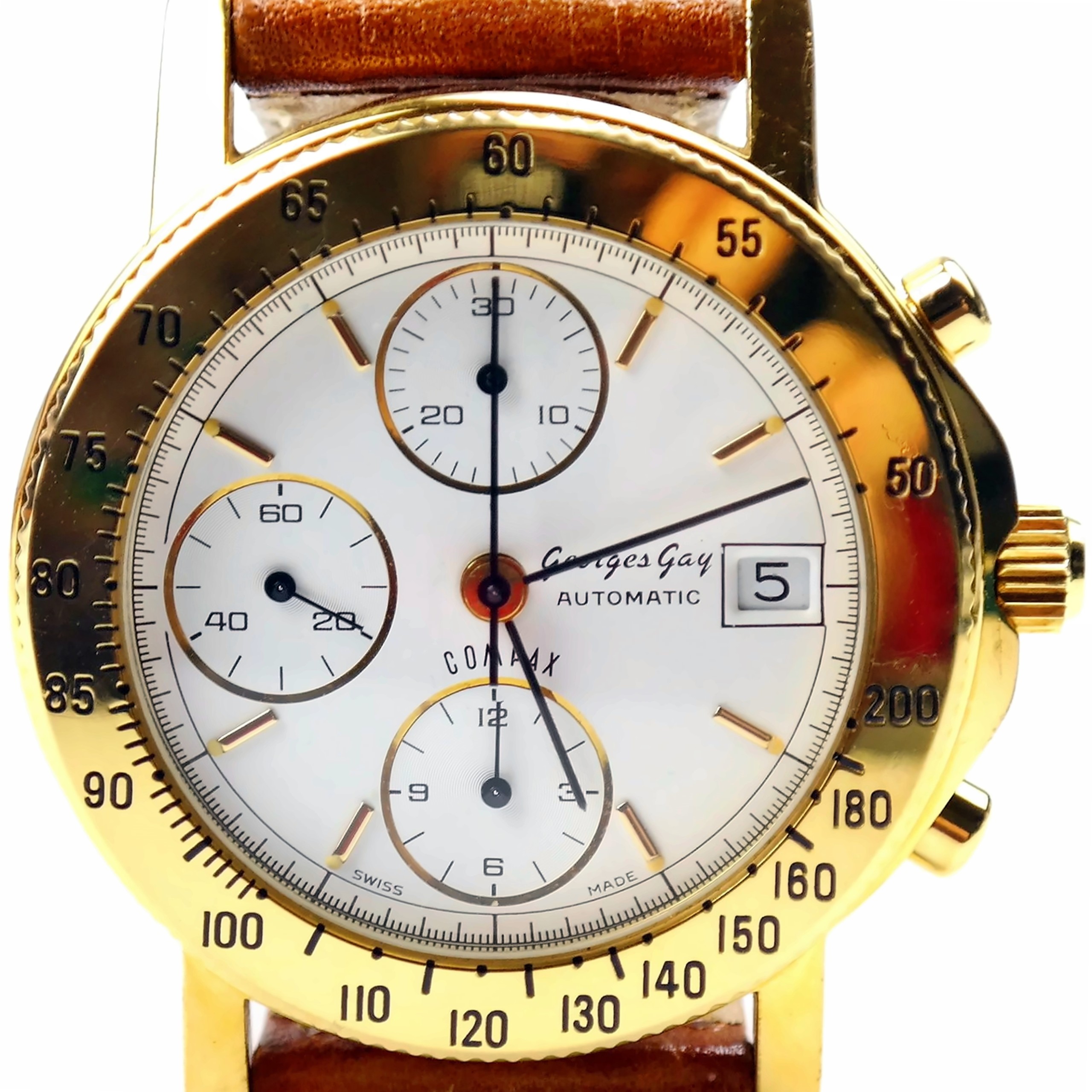 GEORGES GAY - COMPAX - Swiss Made Automatic Chronograph Watch