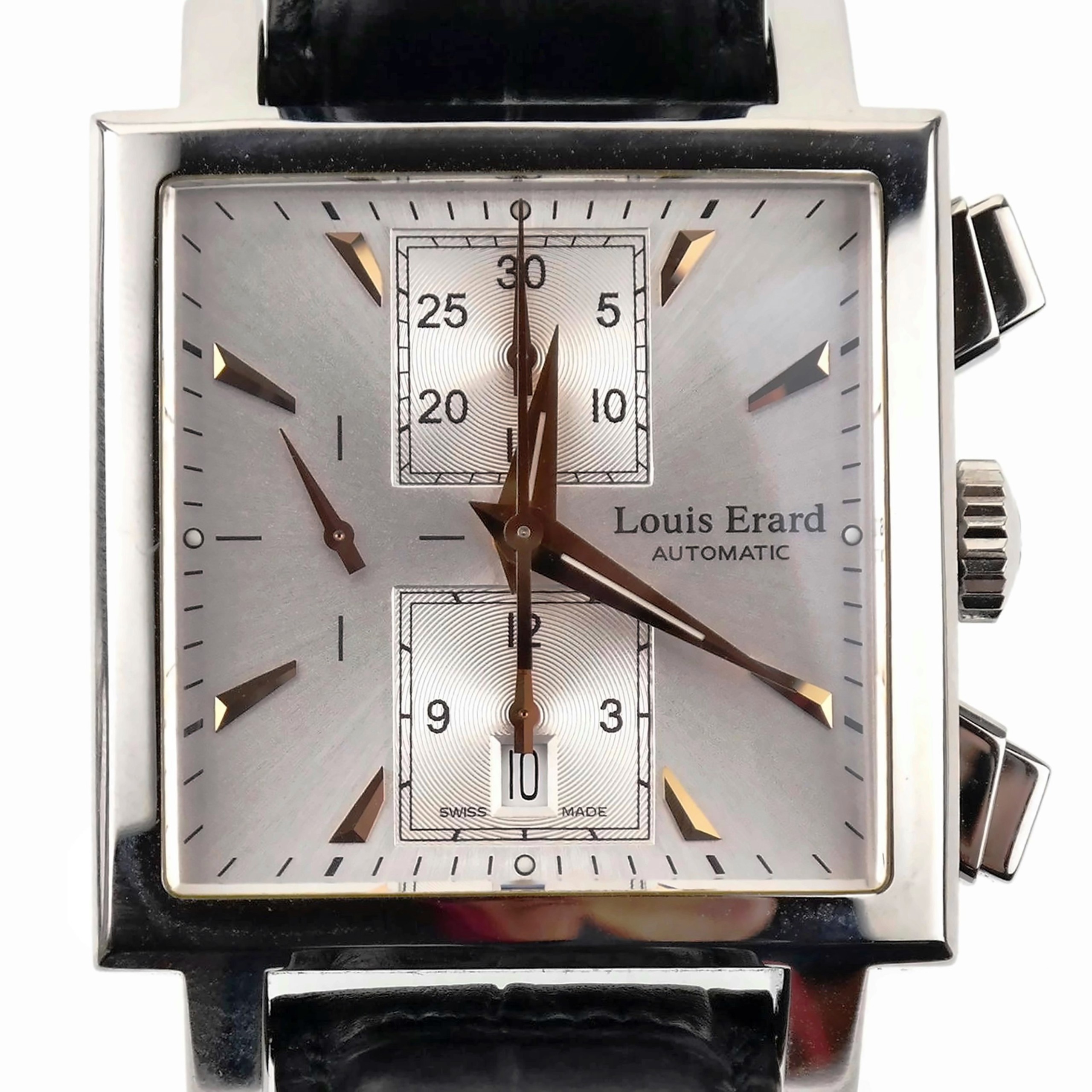 LOUIS ERARD - La Carree - Automatic Chronograph Swiss Made Watch
