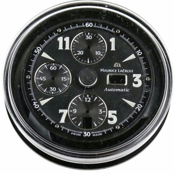MAURICE LACROIX - Croneo MP6318 - Automatic Chronograph Watch Dial - Black