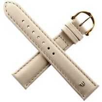 MAURICE LACROIX - Leather Watch Strap - 19/16 75/110 - Swiss Made - Beige