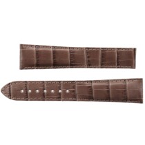 maurice lacroix leather watch strap 22/18 100/125 swiss made brown xl