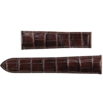 maurice lacroix luxury watch strap 21/18 80/115 swiss made brown