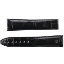 maurice lacroix luxury watch strap 21/18 90/110 swiss made black gator