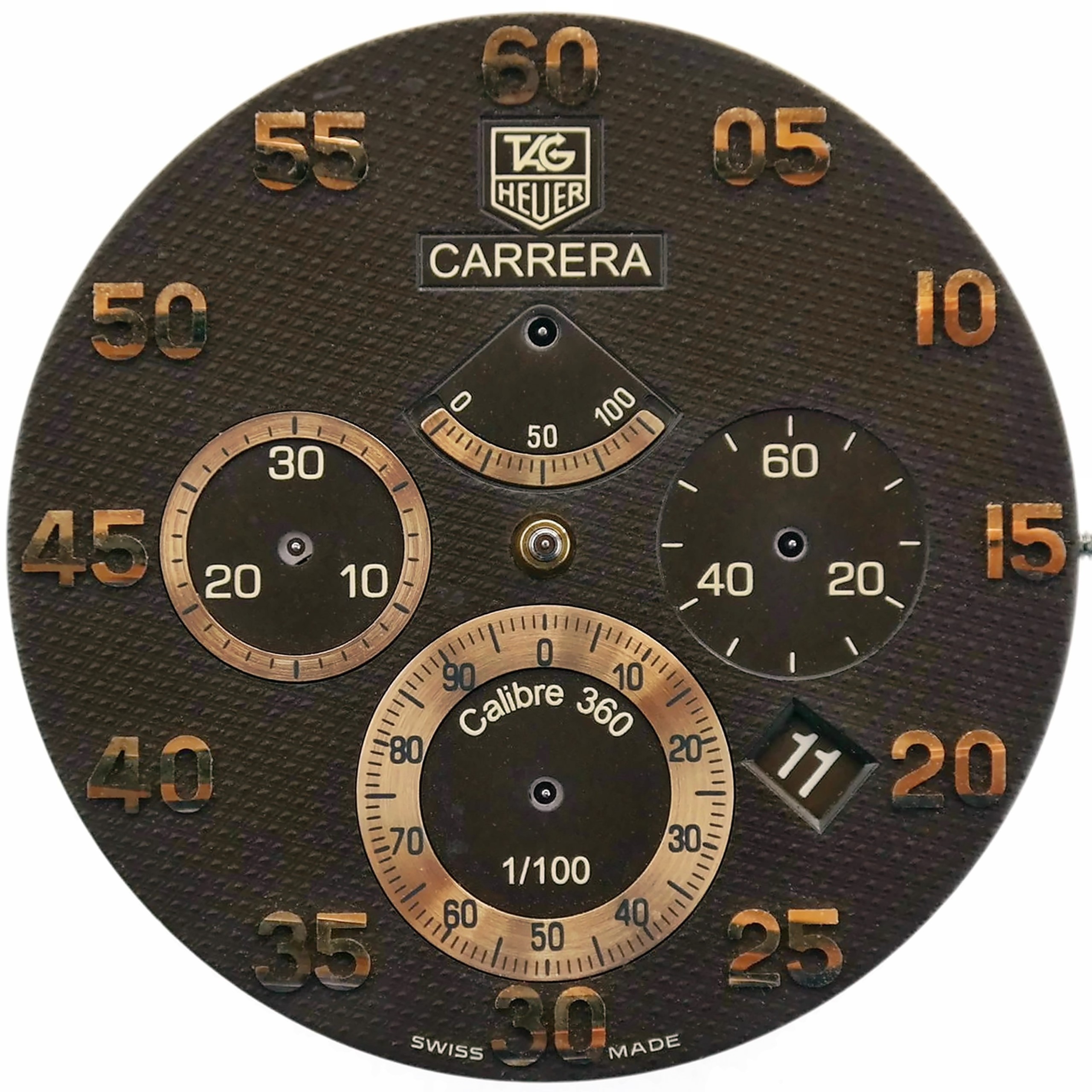 TAG Heuer Carrera CV5041 Calibre 360 Limited Edition Movement and Dial