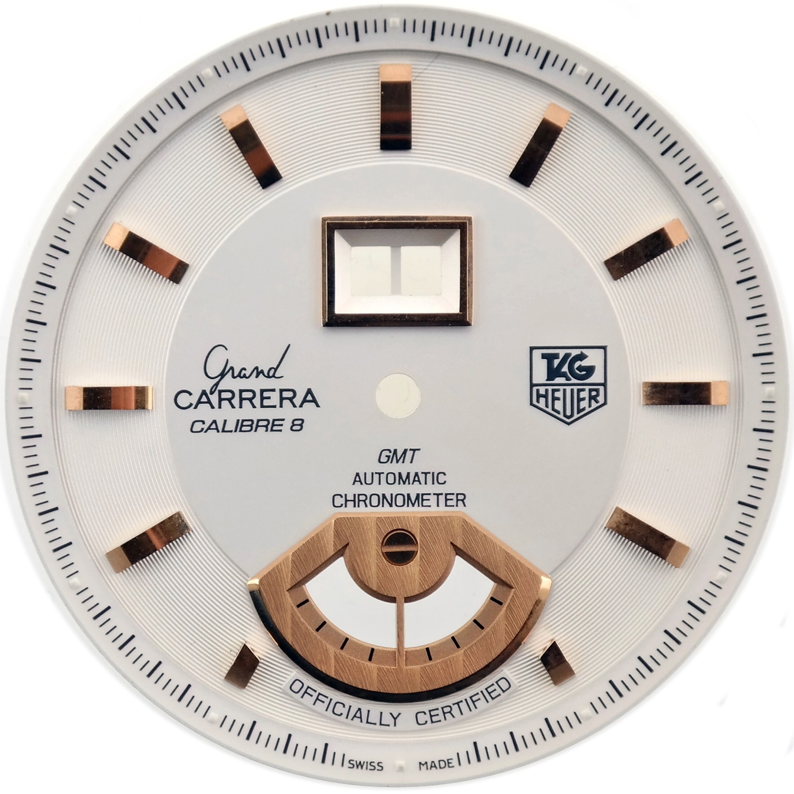 TAG Heuer Grand Carrera Calibre 8 GMT WAV5152 Watch Dial