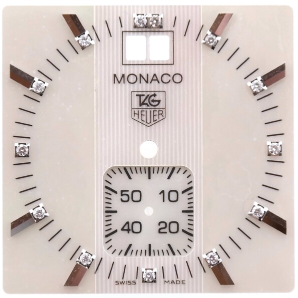 tag heuer monaco waw1313 m.o.p. watch dial