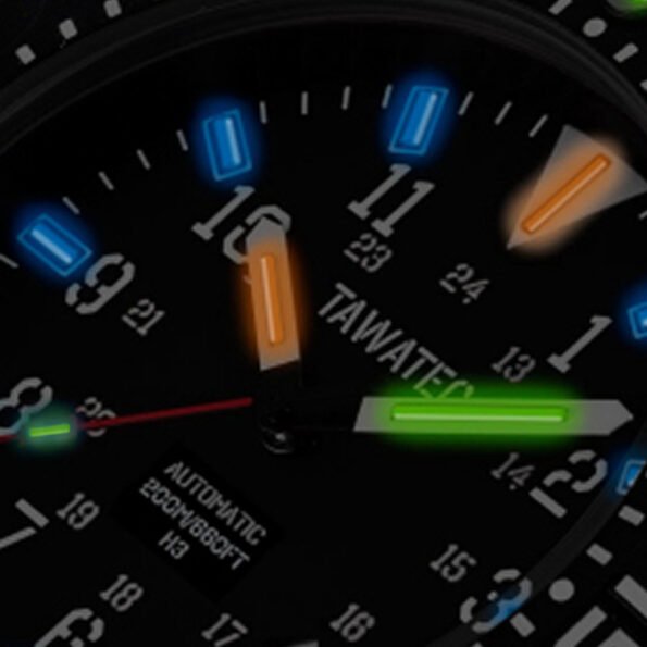 TAWATEC EOD Diver MK II Automatic Tactical ICS - Swiss Made Carbon Fiber Watch