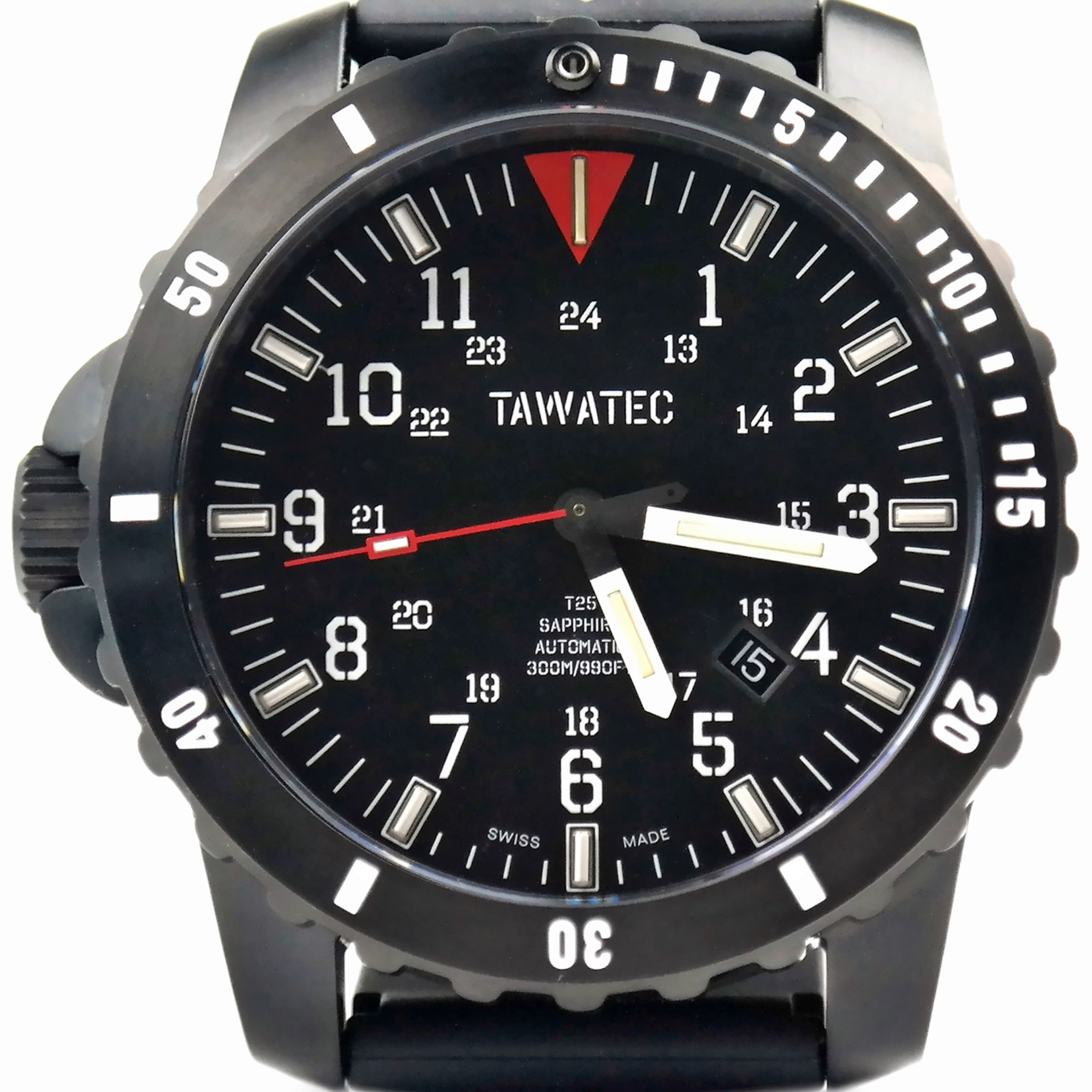 TAWATEC T25 - Swiss Made Titanium Automatic Tactical Watch