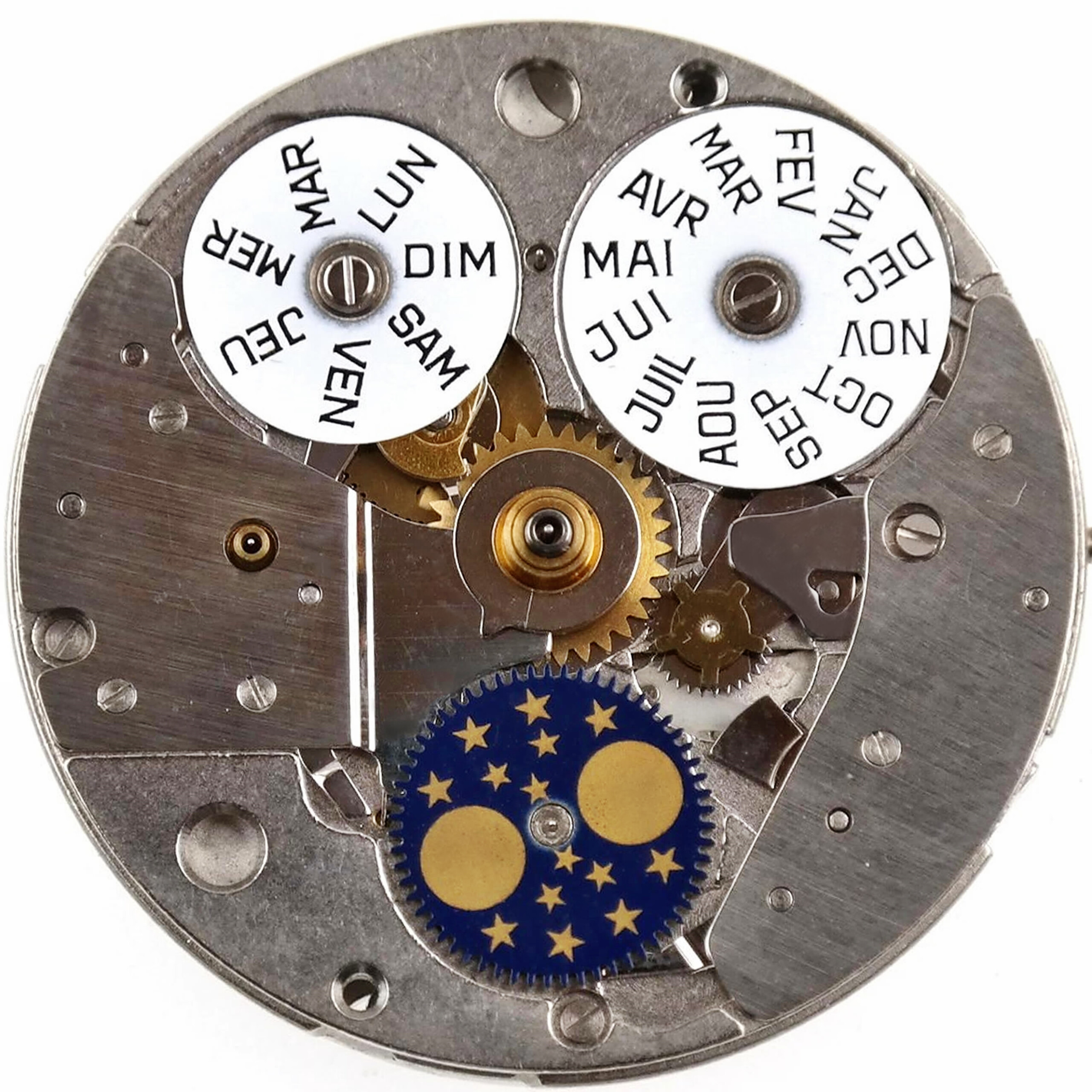 Valjoux 7751 - Automatic Chronograph Triple Date w. Moon-Phases Watch Movement