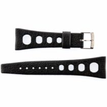 Vintage BESTFIT TROPIC SPORT Watch Strap - 23924 - 24 mm - Black - Swiss Made