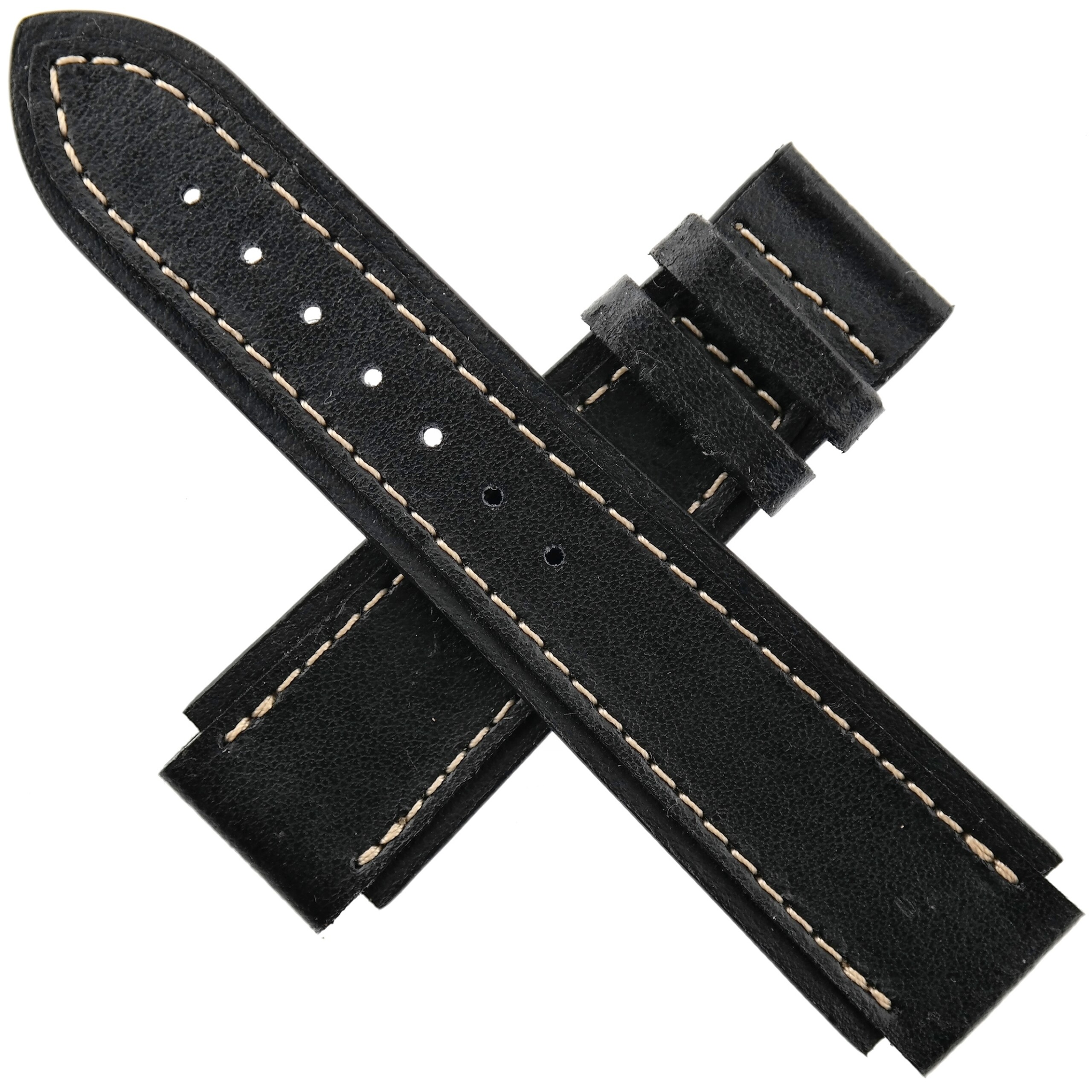 Vintage YEMA Watch Strap - Military/Pilot - 19 mm - Leather - France