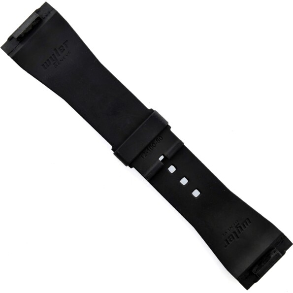 wyler geneve code r rubber watch strap 6 100 80/12 100 80