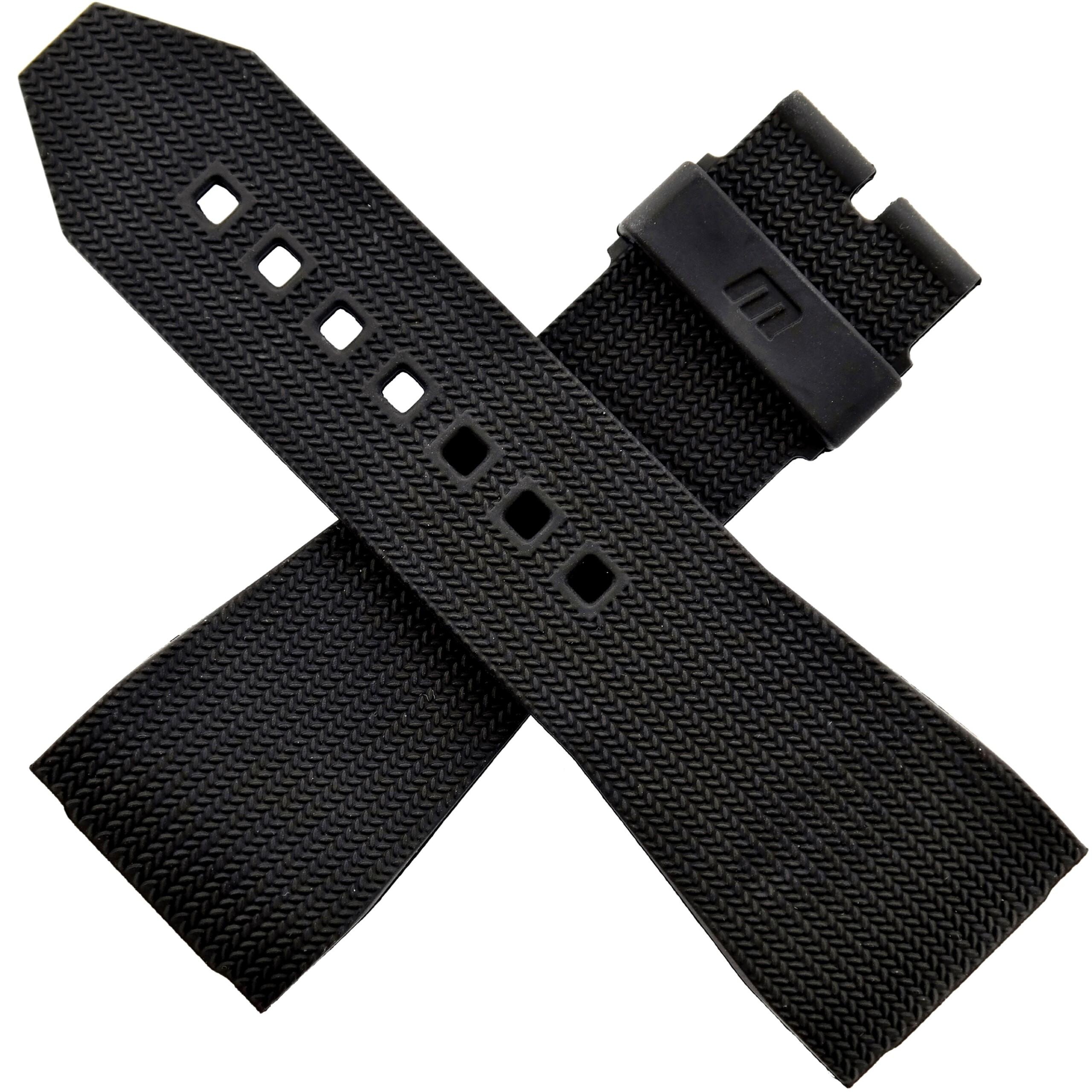 WYLER Geneve - CODE R - Rubber Watch Strap - 6-100-80/12-100-80