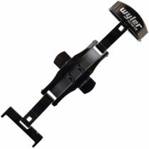 WYLER Geneve - Deployant Clasp - Buckle - Stainless Steel - Black - 22 mm
